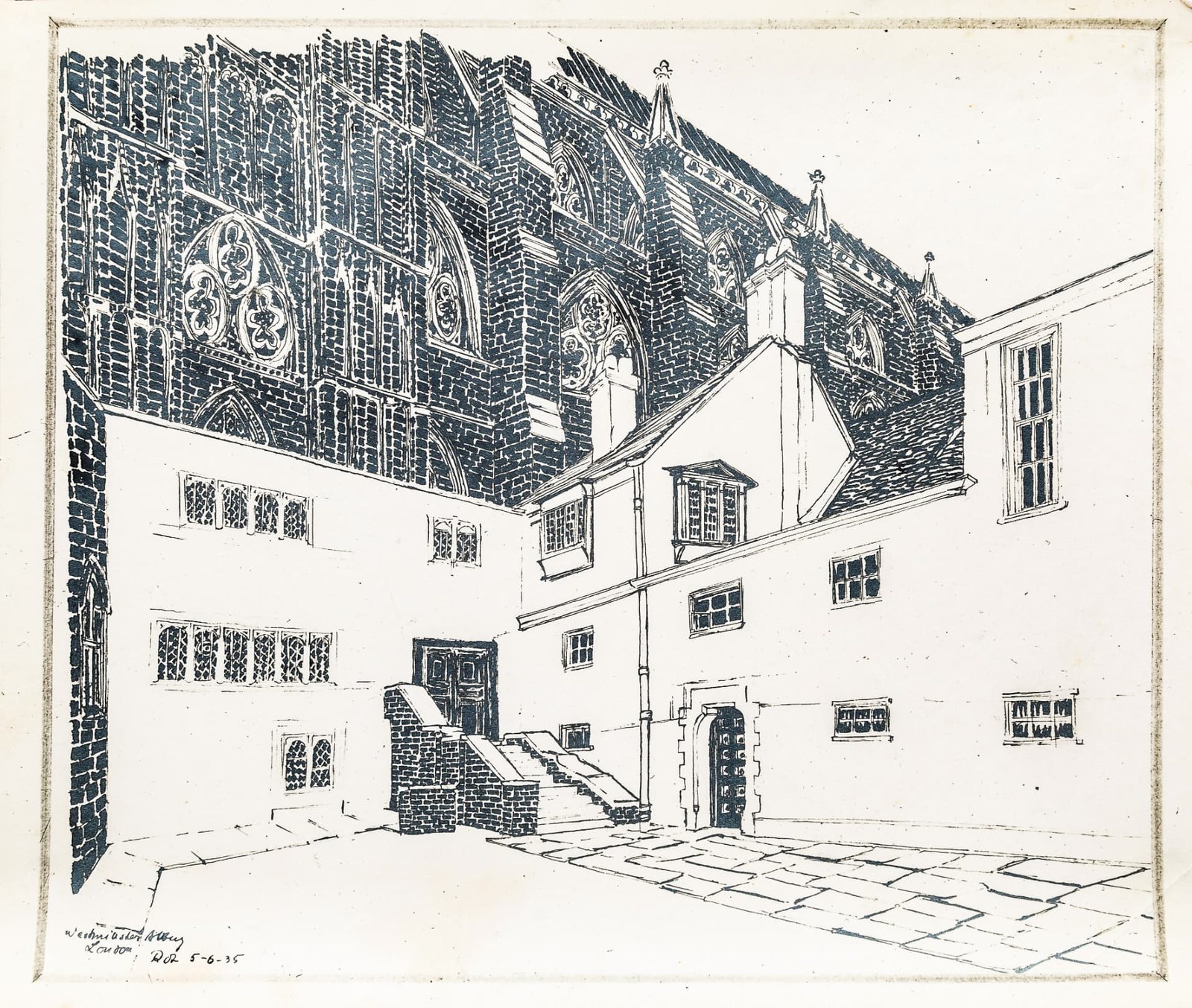 הנס רוט, וסטמינסטר, לונדון, 1935 (לפי הכתובת בציור)